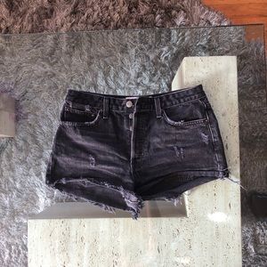 The Reformation denim shorts